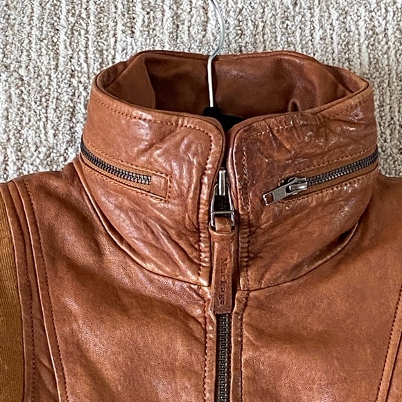 Mackage Cognac Leather Jacket | S - Picture 5 of 16